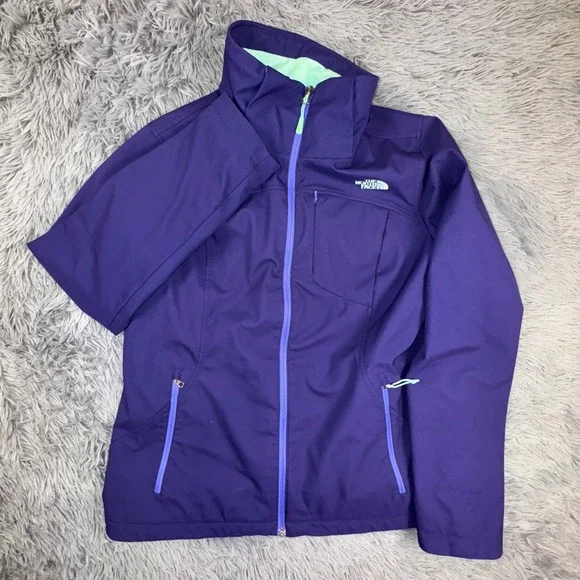 The North Face Apex Elevation‎ Purple Jacket Womens Large Winter Coat Snow Rain - Picture 3 of 16